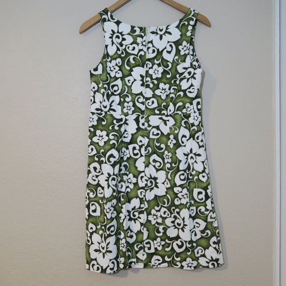 Hilo Hattie‎ Hawaiian Dress Floral Tiki Resort Tropical Sleeveless - Picture 6 of 10